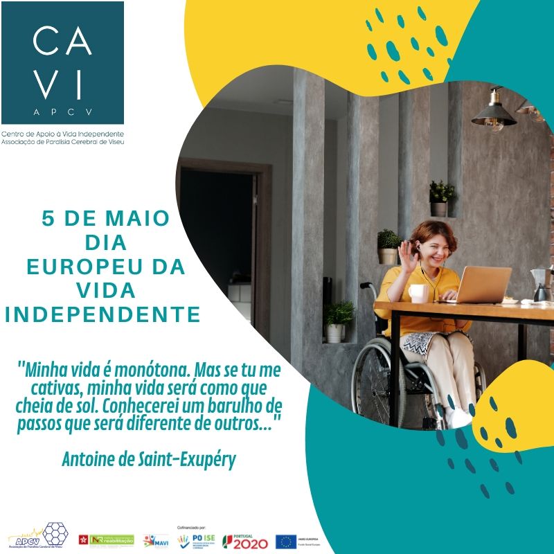 Dia 5 de maio - dia Europeu da vida independente