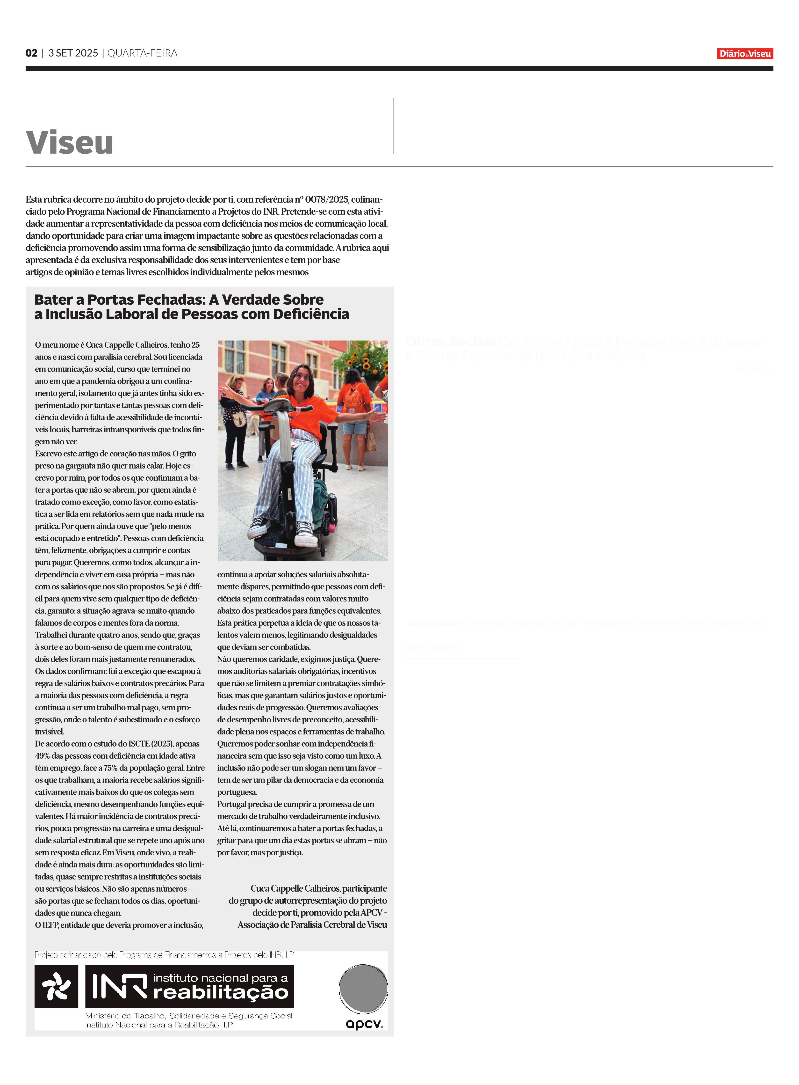 Segundo artigo de opinião 0078/2025
